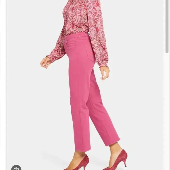 NYDJ Women's High-Rise Marilyn Ankle Jeans With Release Hem – Comfort Fit & Flattering Look - View #12